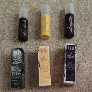 Urban Decay Setting Spray Collection - Black, Yellow